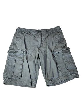 Gap Khakis Lived-In Cargo Shorts Men’s Size 35 – Dark Gray Utility